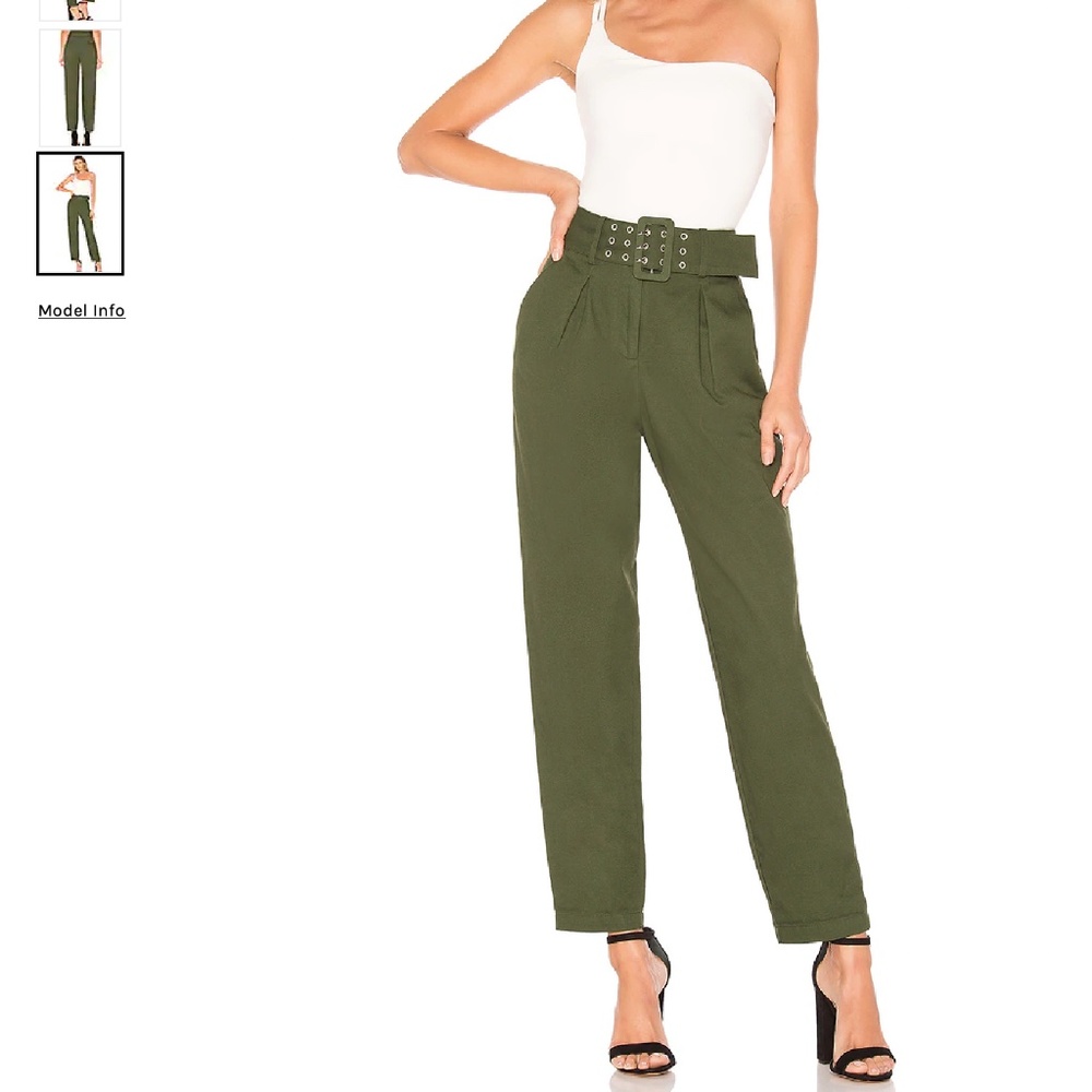 Sold Out Item! Women’s Tularosa High Waisted Arin Pants in Green Size XS